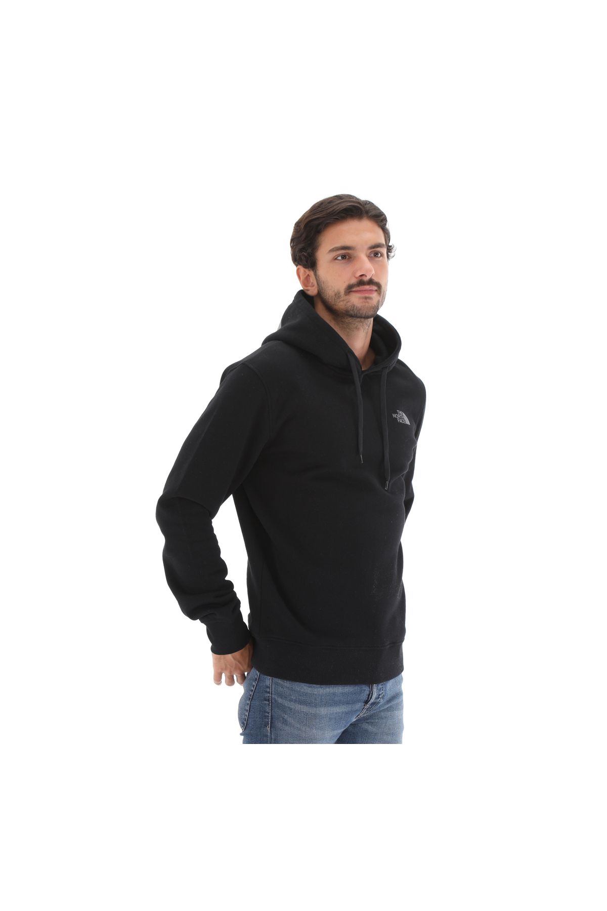 سویشرت ورزشی مشکی مردانه پیراهن پالور فصلی اورجینال The North Face