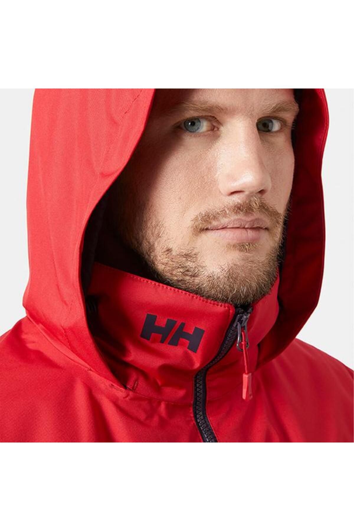 Helly Hansen-Crew Hooded Midlayer 2 Men's Red Hooded Coat 5