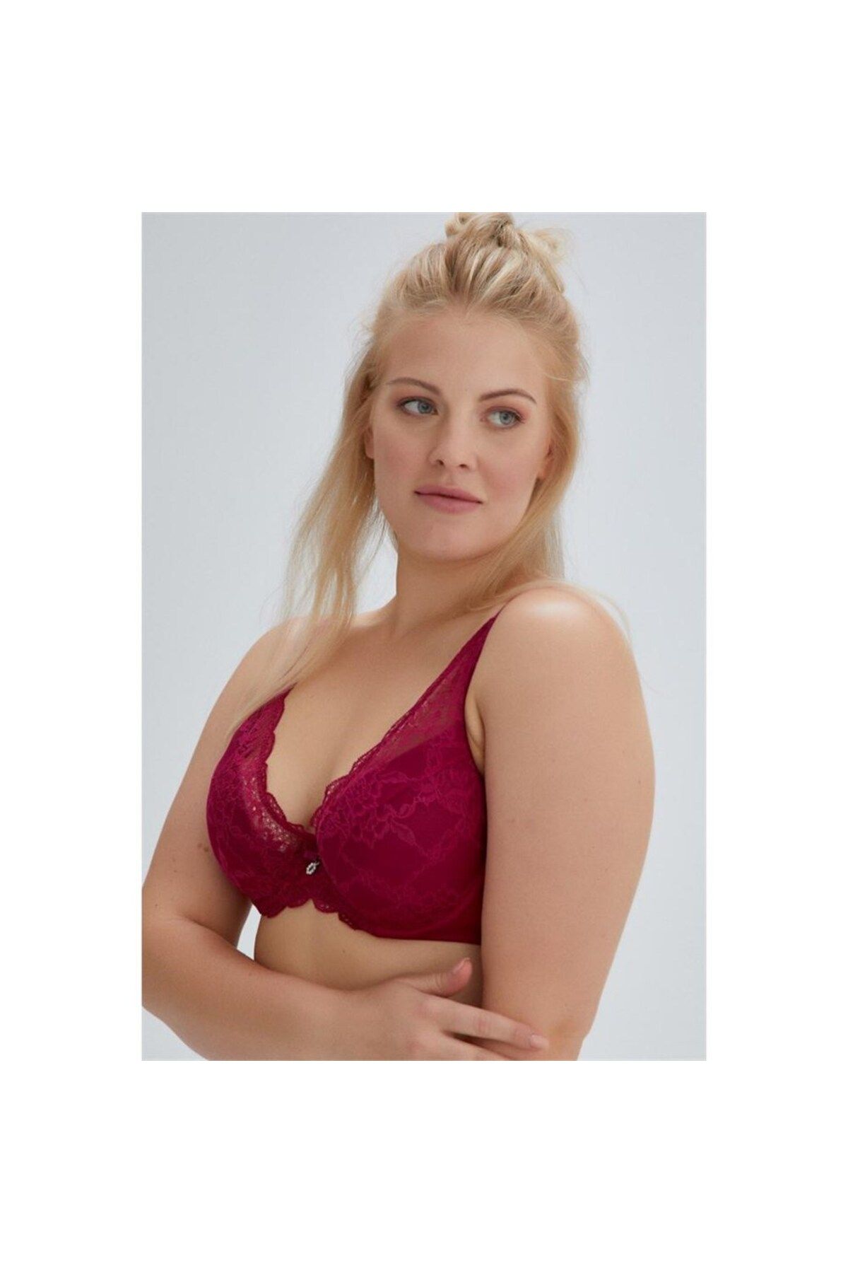 Eros-Ersk310 Emmly Cherry Underwire Covered Triangle Single Bra 2