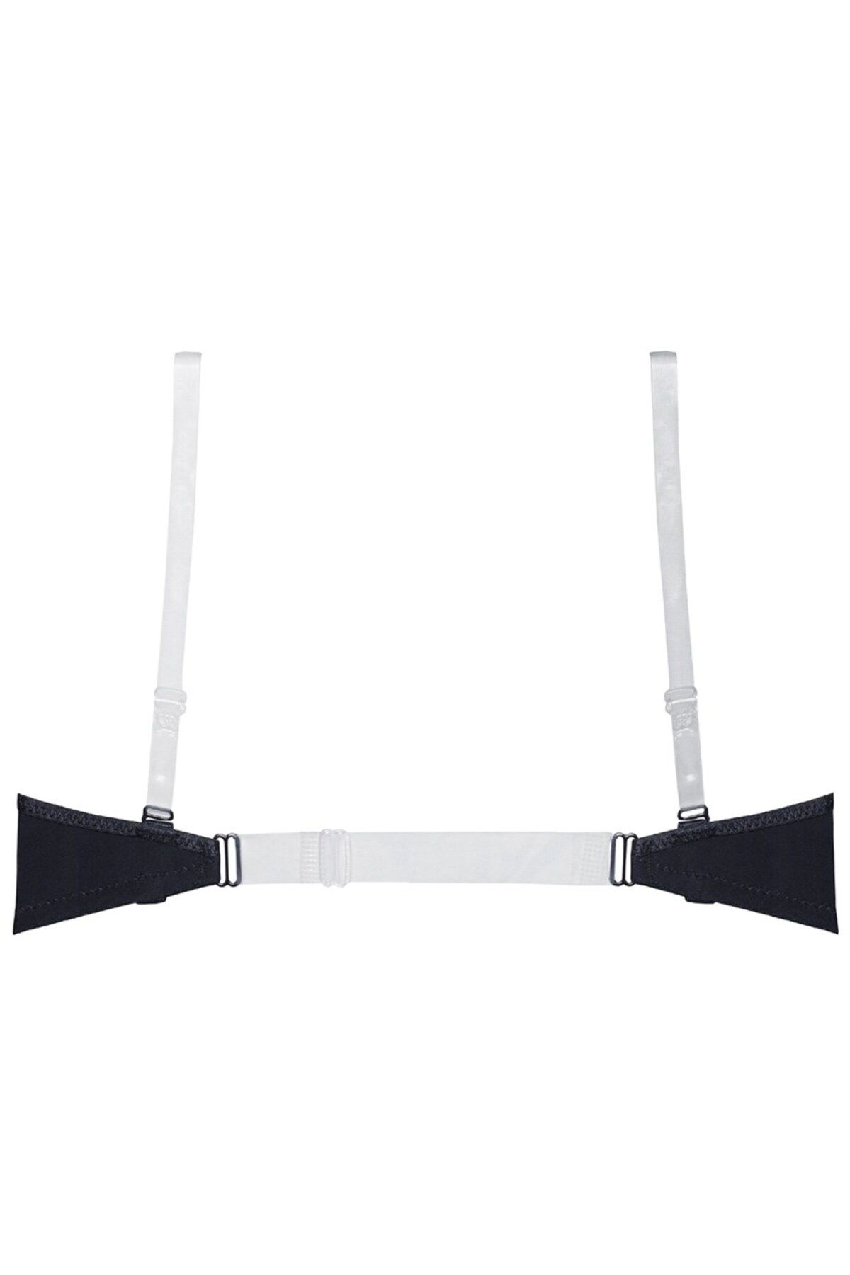 Magic Form-2030 Bra with Front Clips, Back and Strap, Transparent Sponge - Black 2