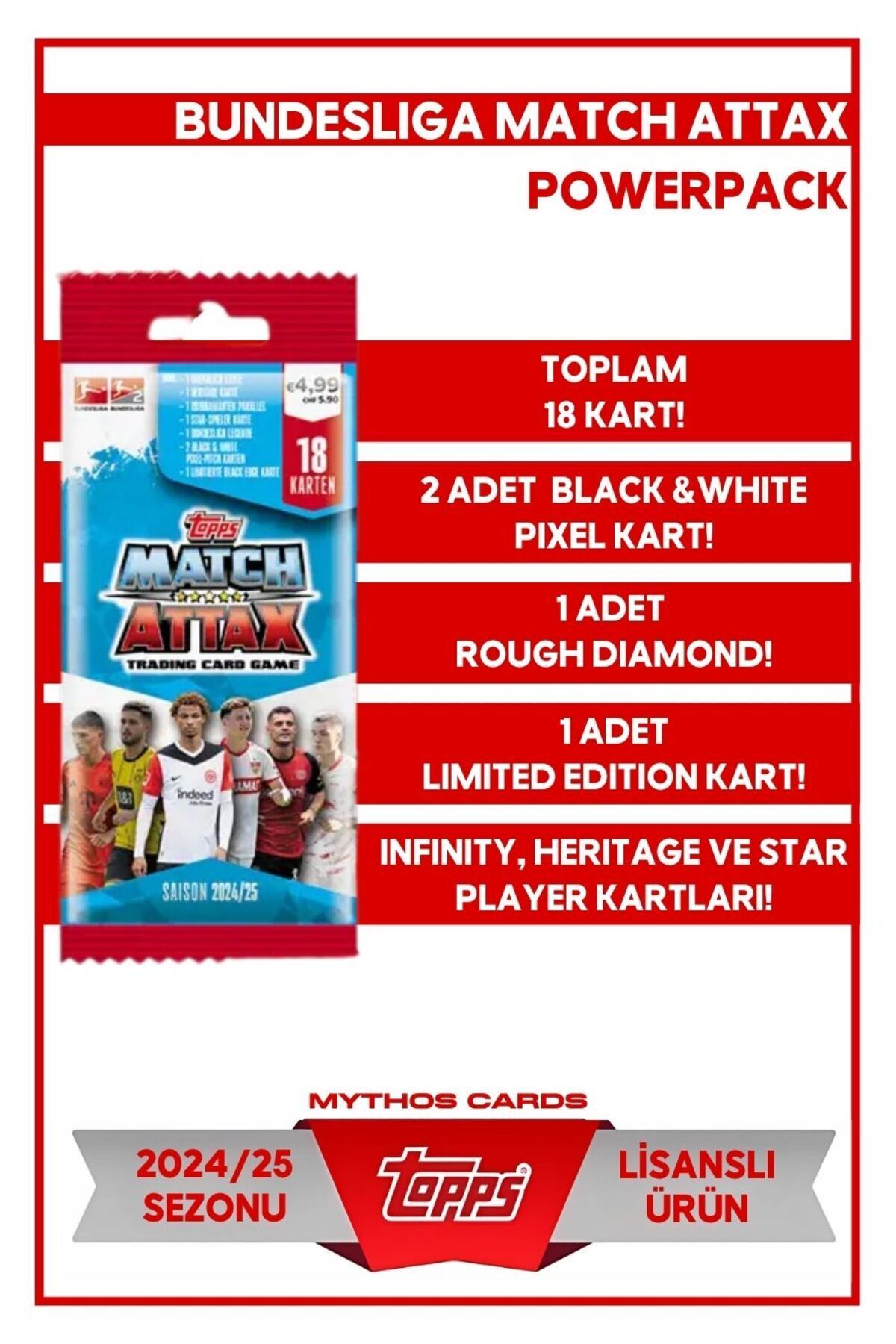 Bundesliga Match Attax 24/25 - Powerpack Paket