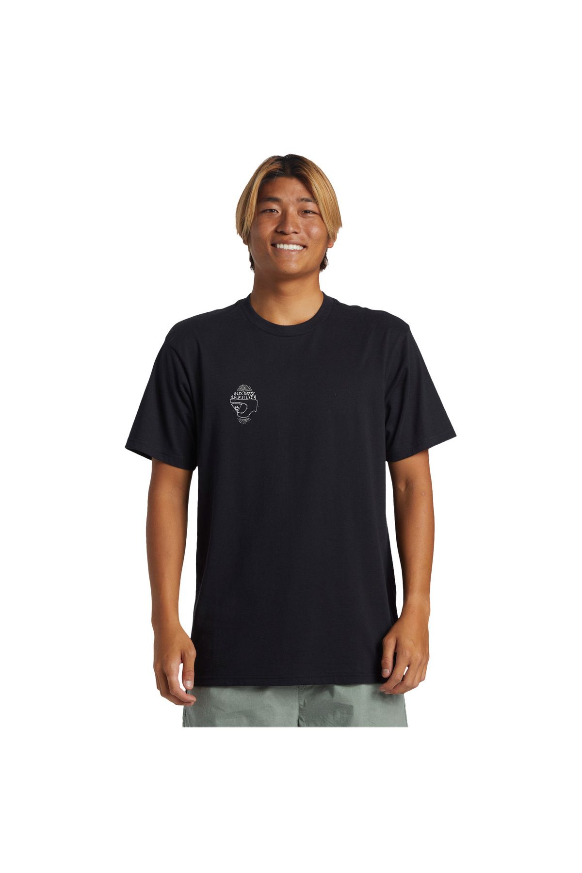 تی شرت مردانه یقه گرد مشکی Alex Kopps Quiksilver