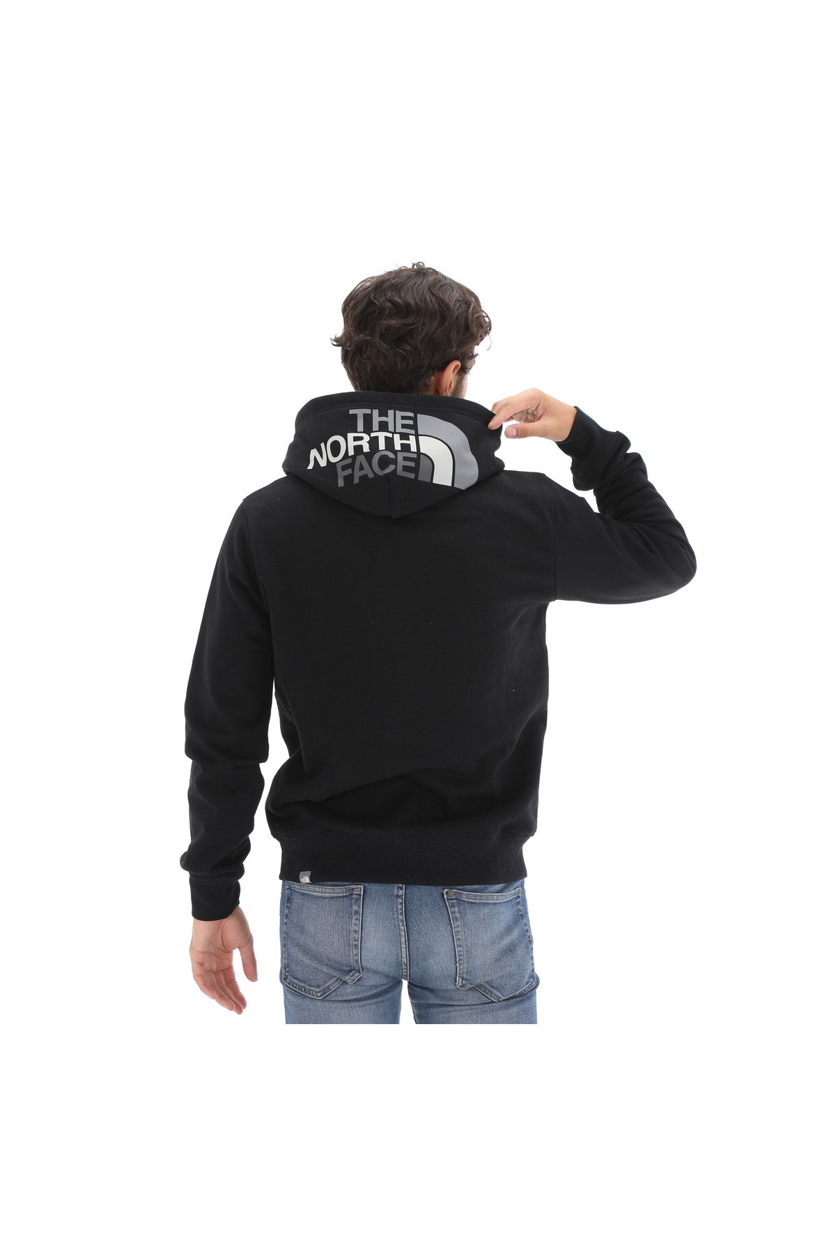 سویشرت ورزشی مشکی مردانه پیراهن پالور فصلی اورجینال The North Face