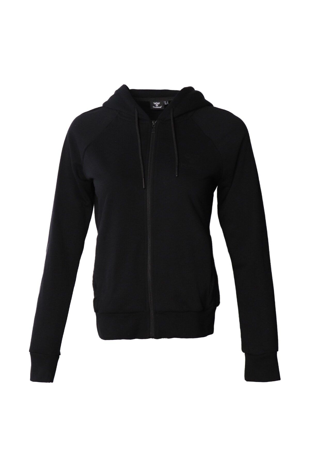 HUMMEL ژاکت زنانه کلاهدار مشکی Zip T-noni 2.0