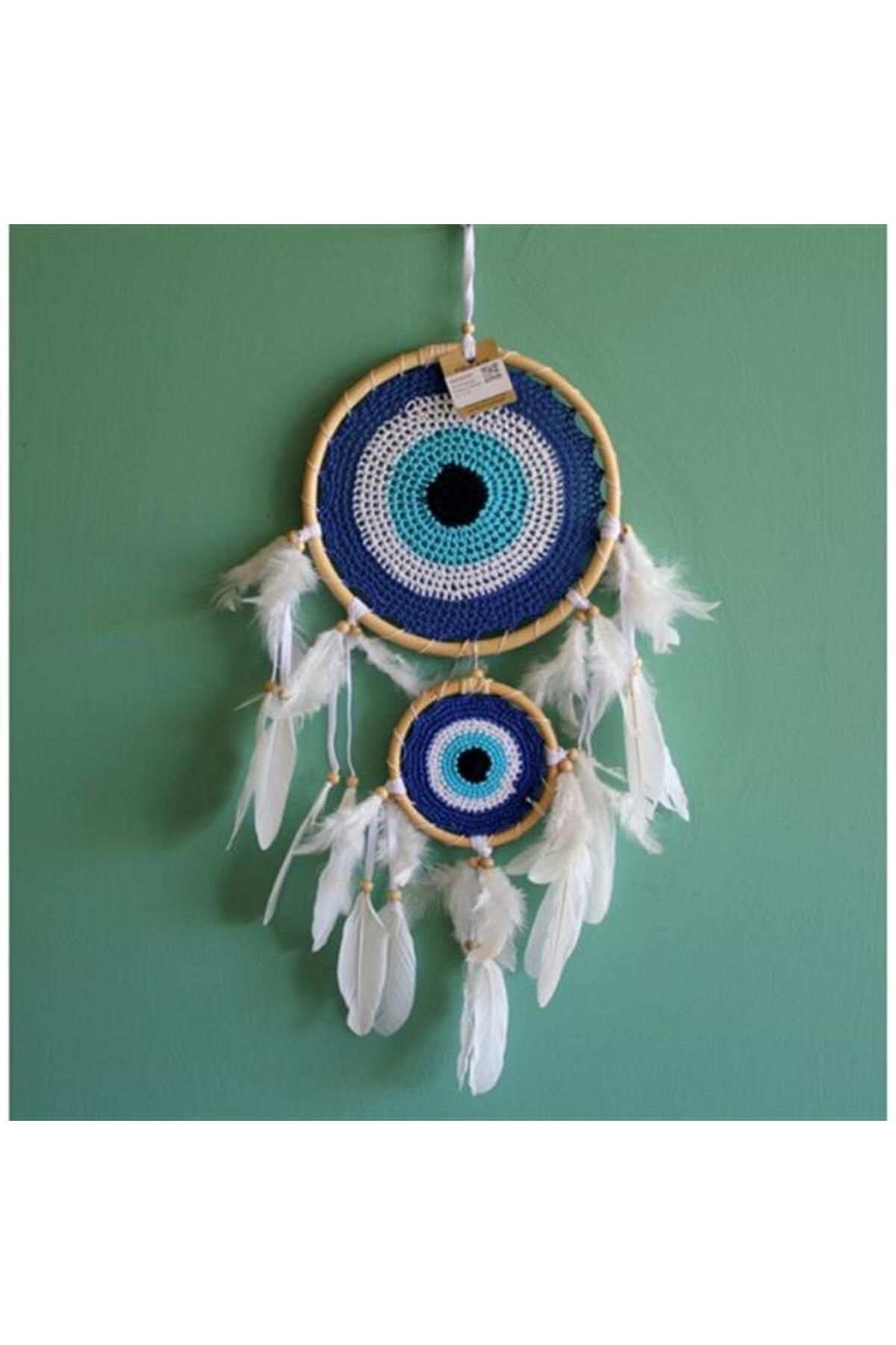Mu Art Ahşap Rüya Kapanı Dream Catcher Model 18