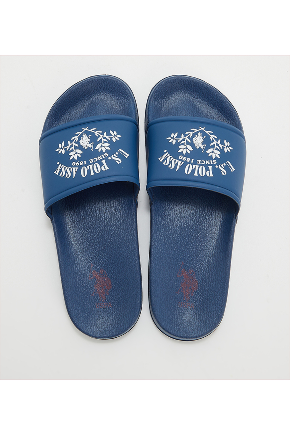 U.S. Polo Assn.-MELOM GLB WMN_Blue  Flip flops and slides 1