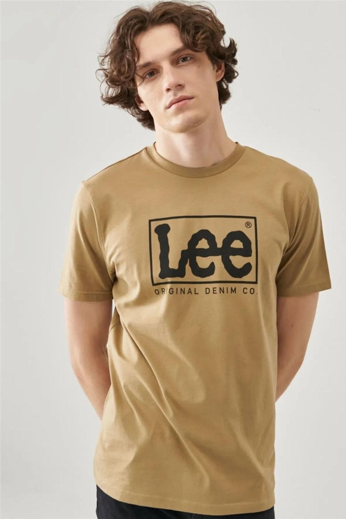 Lee-L68tys56 Clay Men's T-shirt 1