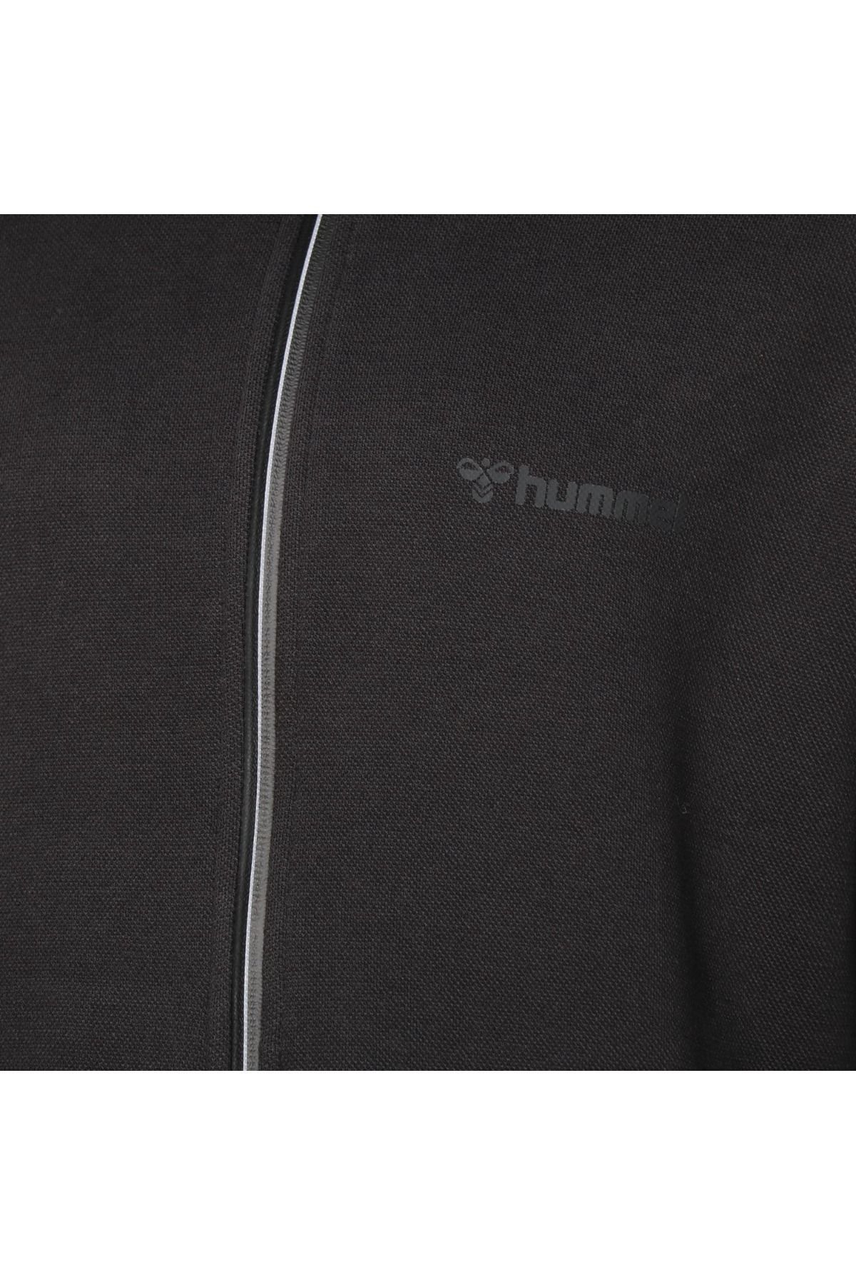 کت مشکی مردانه سیاه ژاکت کلاه کاش اورجینال hummel