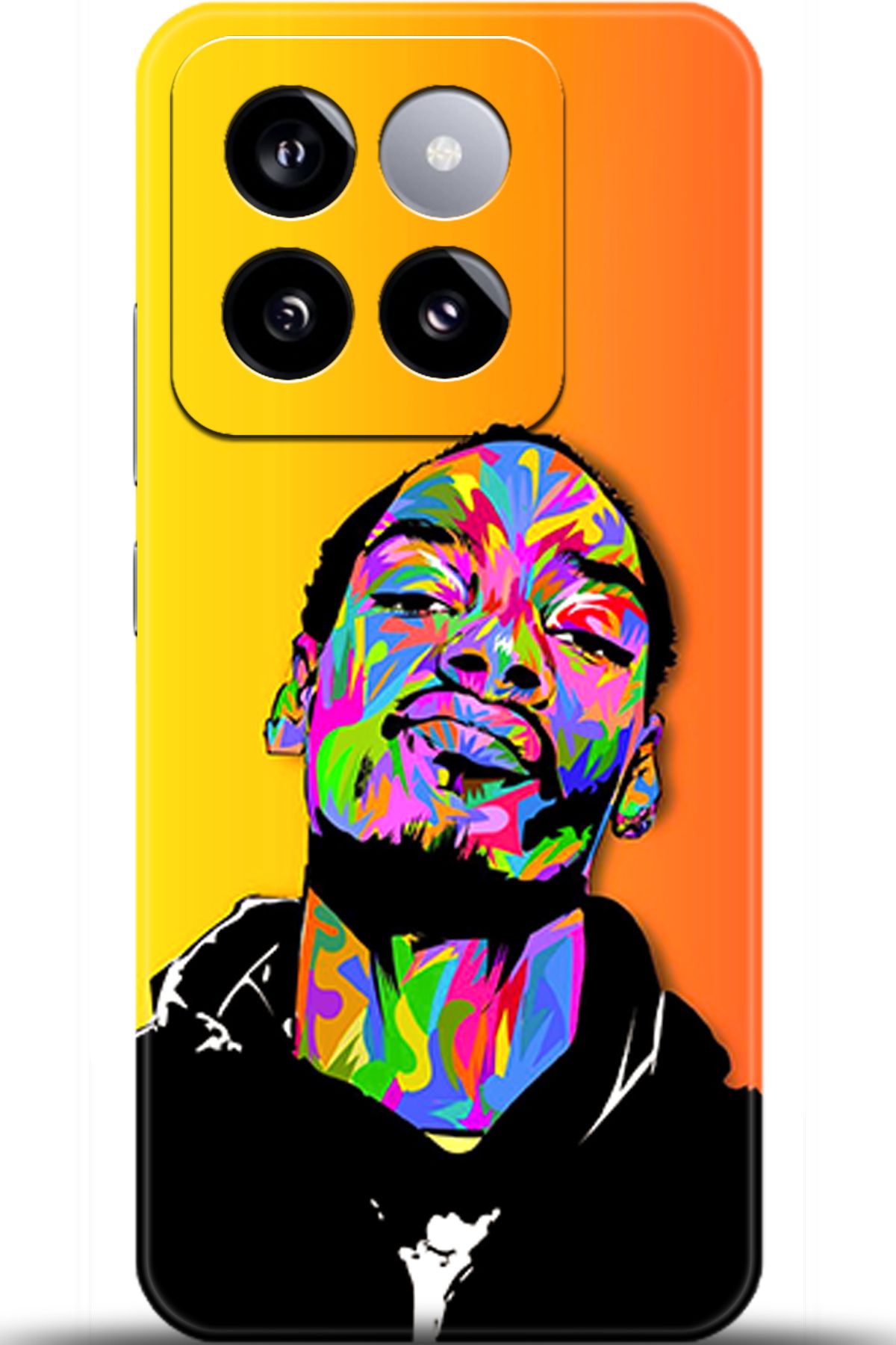 Noprin Xiaomi Mi 14 Kılıf HD Baskılı Kılıf - Happiness Series 5573