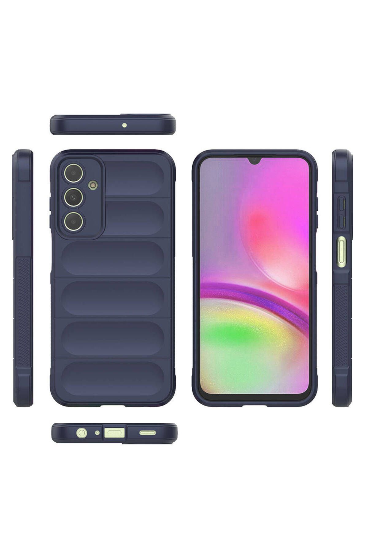 SKYARC Samsung Galaxy A25 Kılıf Esnek TPU Oyuklu Arka Yüzey Tasarımlı Etnik Silikon Kapak