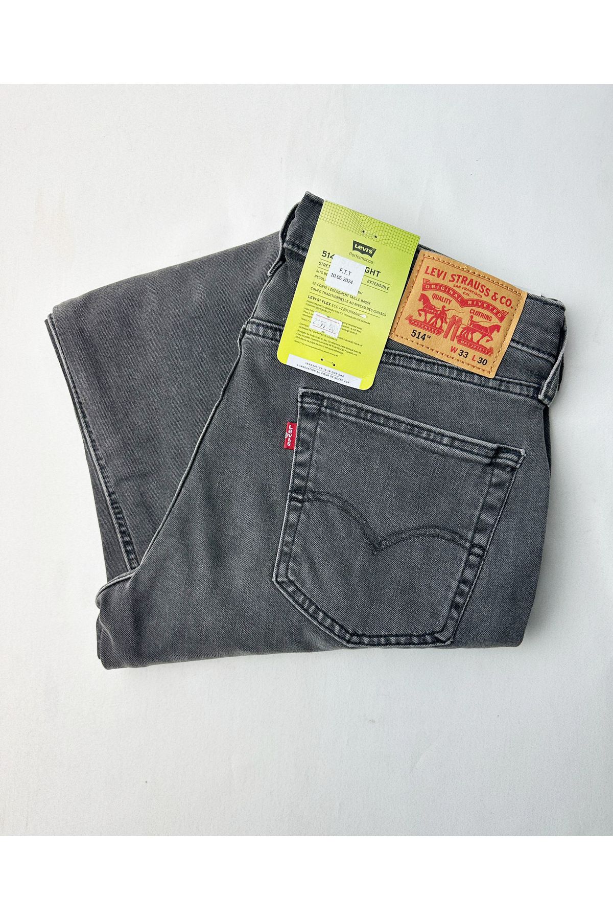 شلوار جین مردانه 514 عملکرد فلکس LYCRA FLAT انعطاف پذیر Levi's