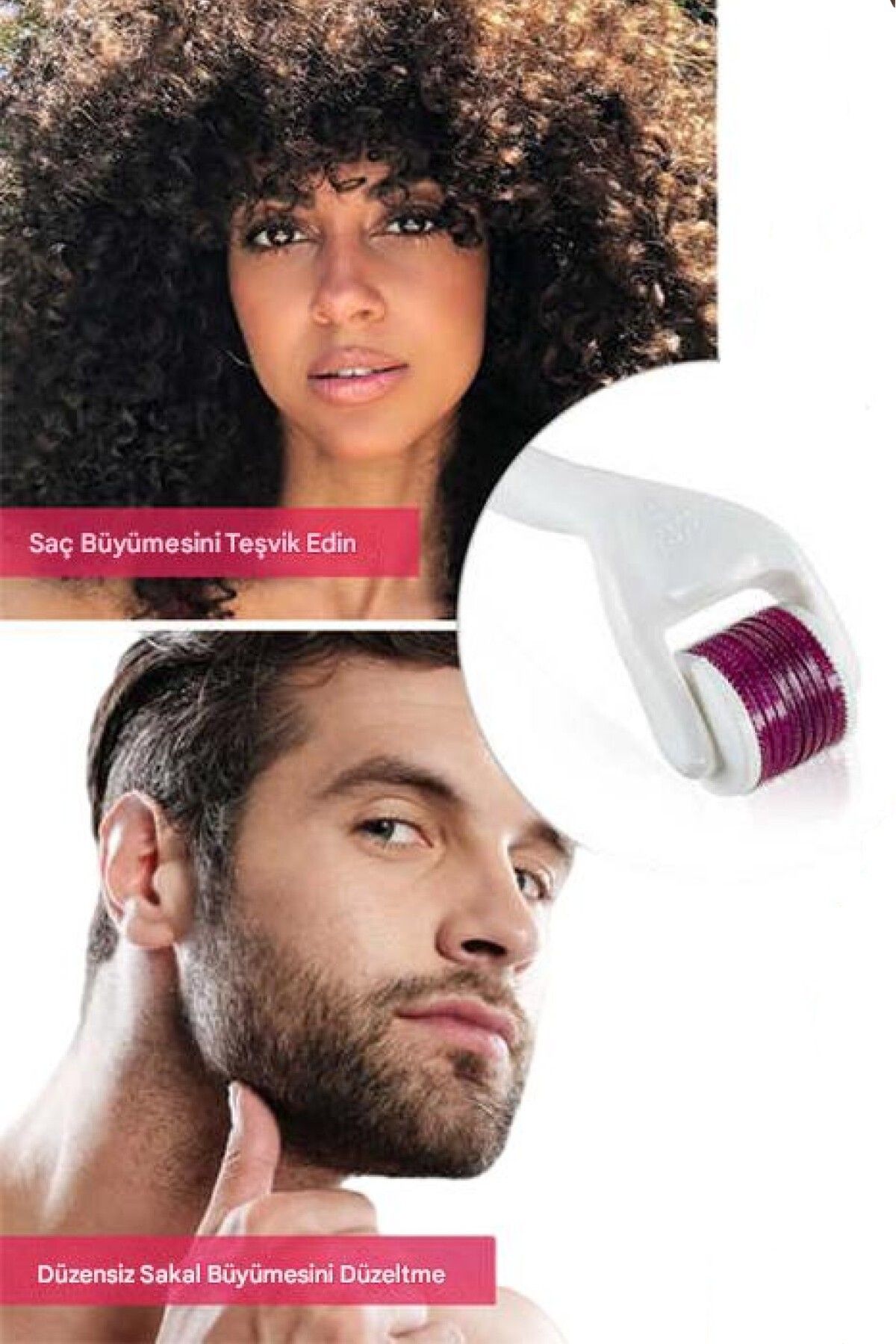 hayret sepeti Gözenekleri Sıkılaştıran ve Cilt Yenilemeyi Destekleyen Derma Roller 0.5 mm