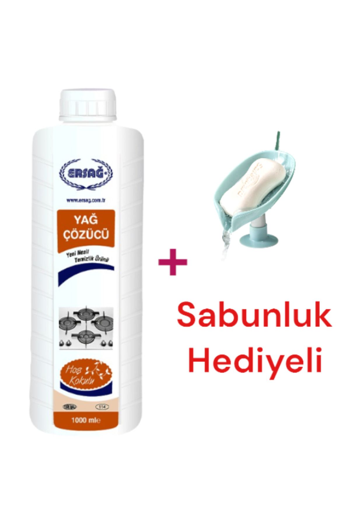 Ersağ Yağ Çözücü 1000 ml Sabunluk Hediyeli 114-21