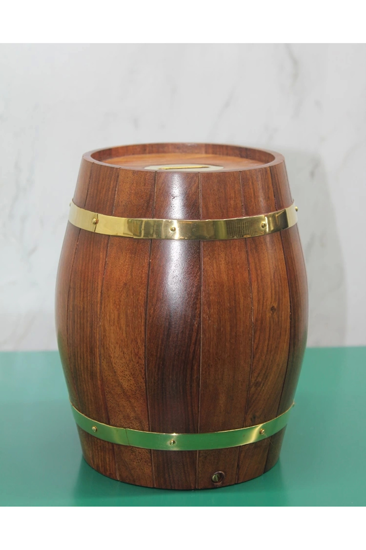 Pazarcan Pirinç Fıçı Kumbara 1995