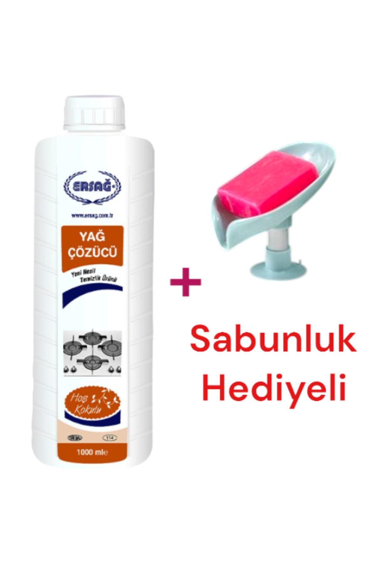 Ersağ Yağ Çözücü 1000 ml Sabunluk Hediyeli 114-23