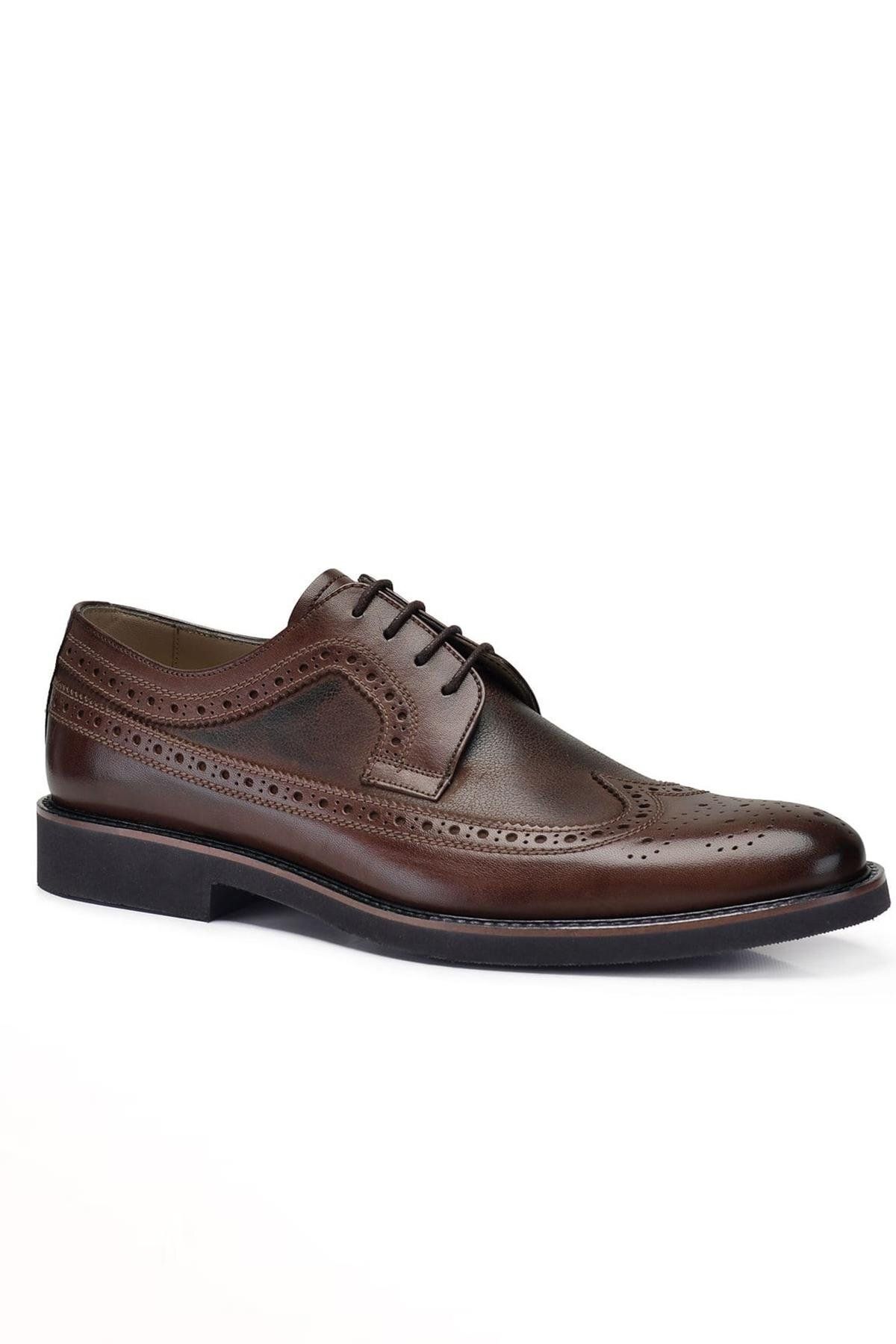 Nevzat Onay-3436-148 Men's Classic Shoes - Brown 2