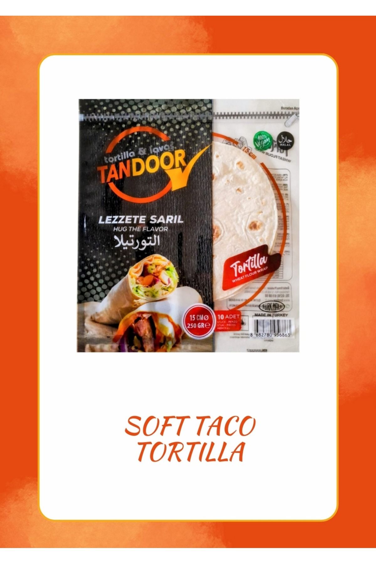 TANDOOR Lavaş & Tortilla 15 cm 250 gr 10 Lu