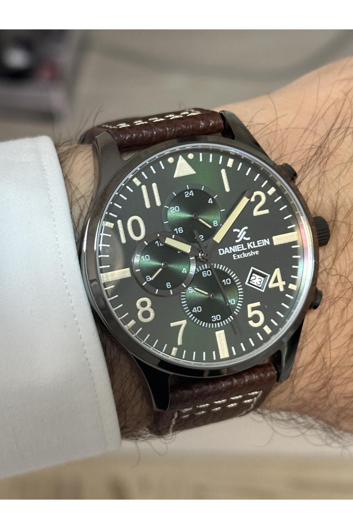 Daniel Klein-Exclusive Men's Wristwatch Dual Time Active Indicators 3