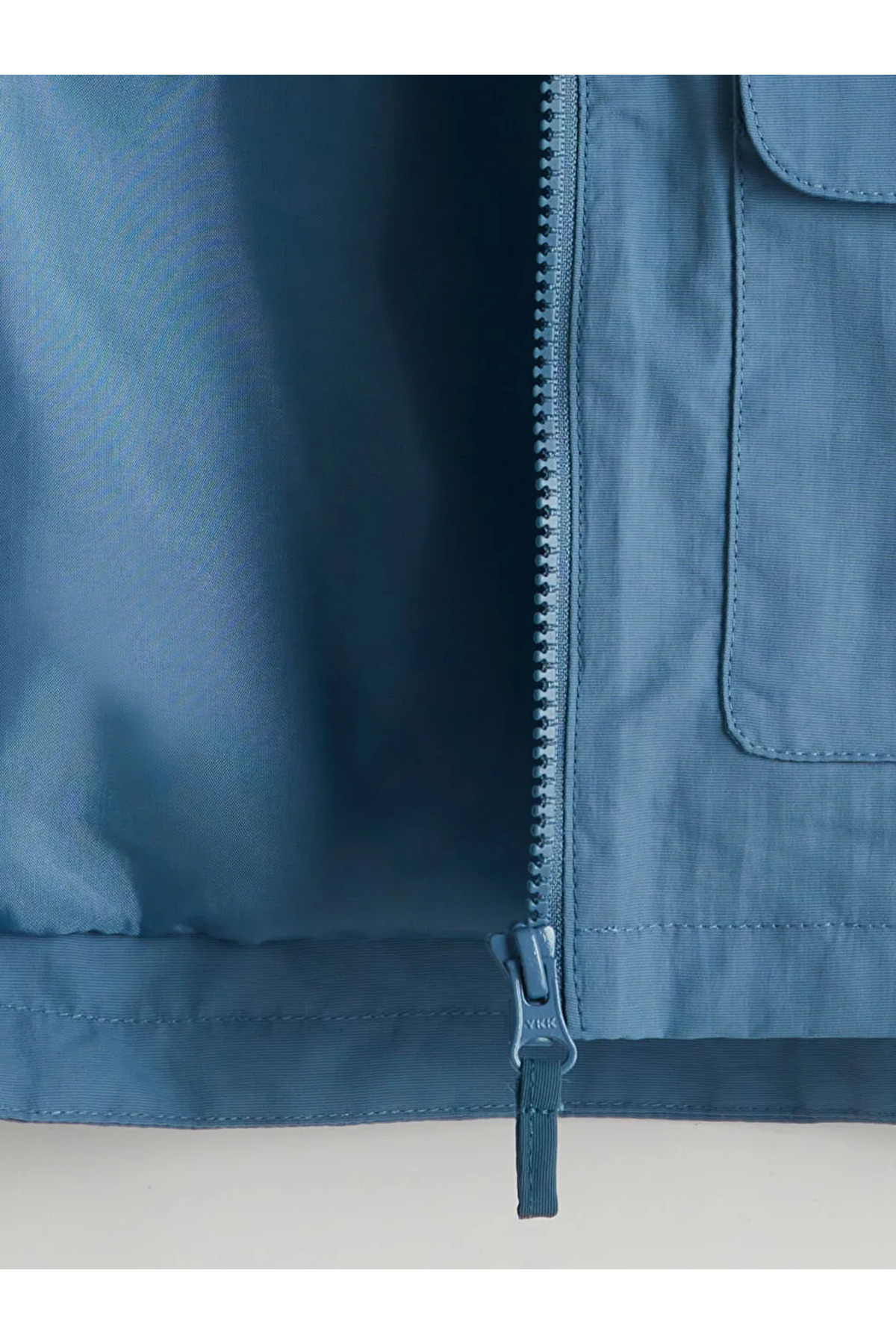 LC Waikiki LCW Kids İndigo Kapüşonlu Erkek Bebek Yağmurluk fotoğrafı 3 (önizleme)