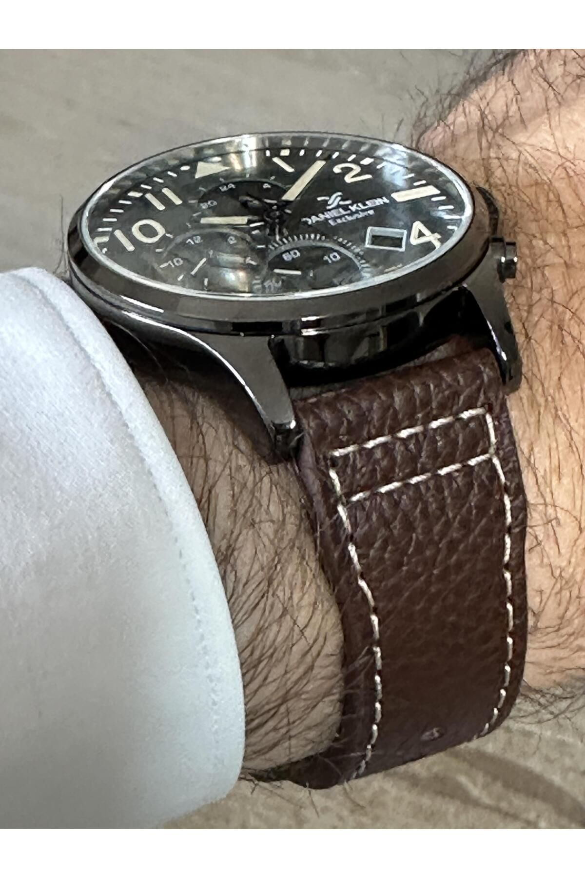 Daniel Klein-Exclusive Men's Wristwatch Dual Time Active Indicators 4