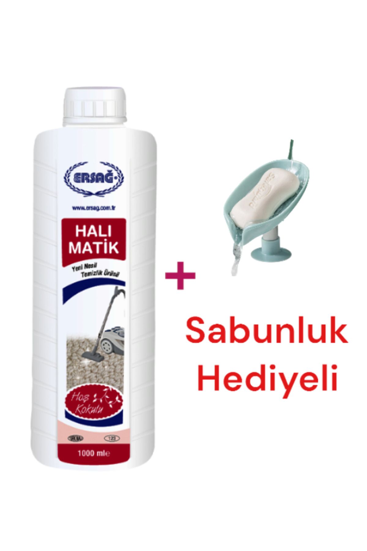 Ersağ Halı Matik 1000 ml - ( Sabunluk Hediyeli ) 123-12