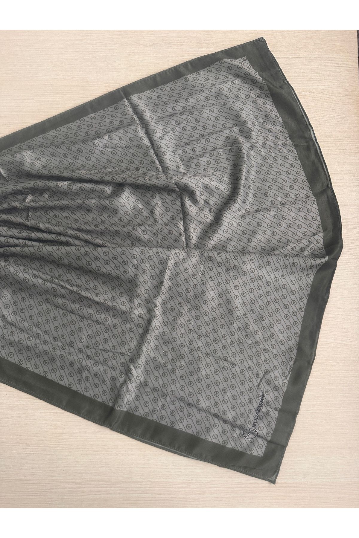Modakaşmir-Mk Stripe Pattern Soft Shawl 190 X 75 3