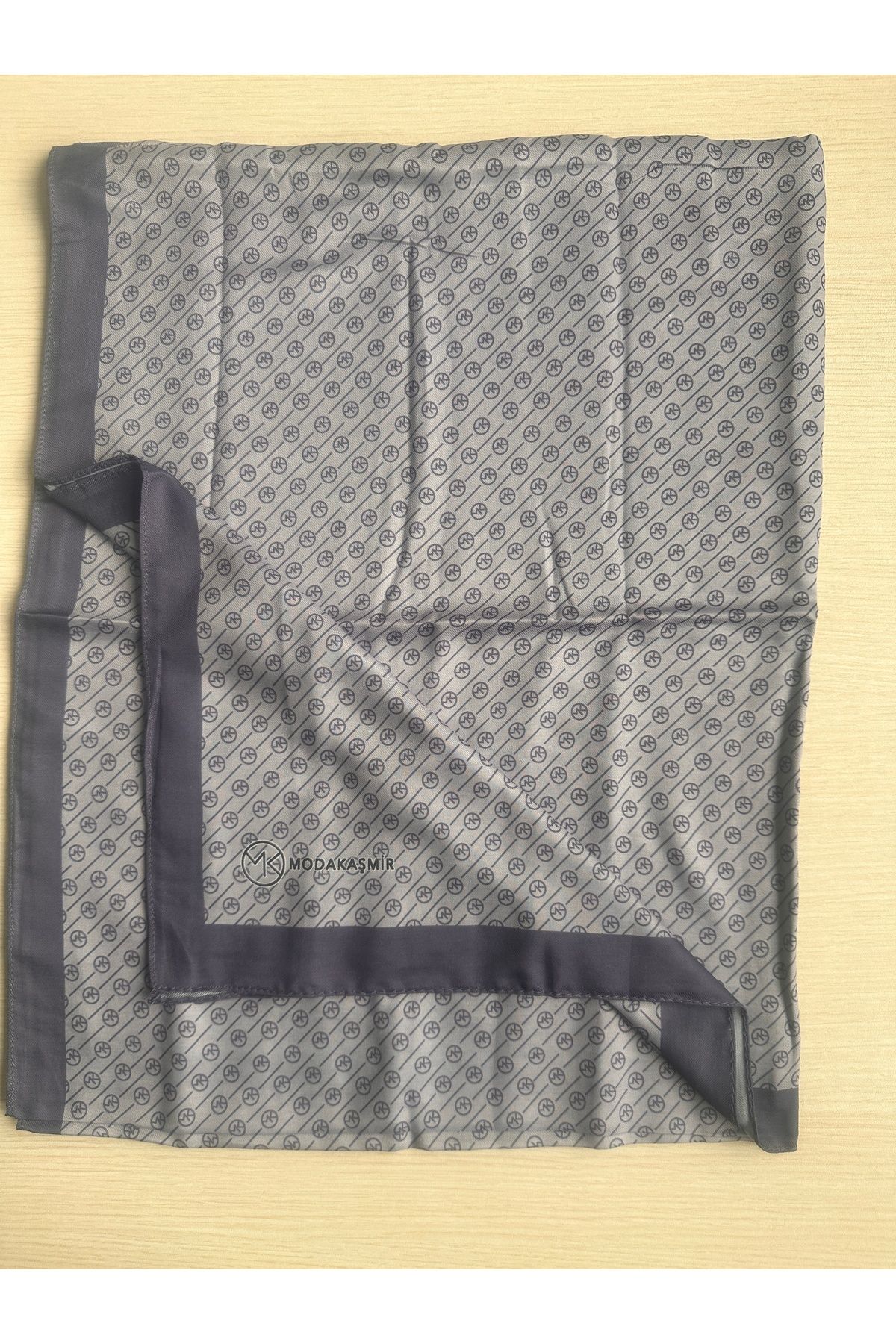 Modakaşmir-Mk Stripe Pattern Soft Shawl 190 X 75 6