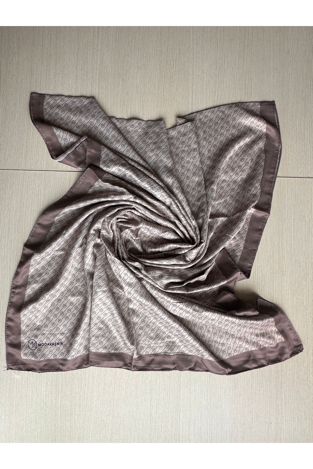 Modakaşmir-Mk Stripe Pattern Soft Shawl 190 X 75 2