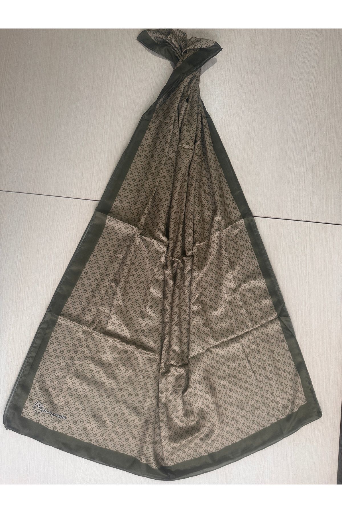 Modakaşmir-Mk Stripe Pattern Soft Shawl 190 X 75 7