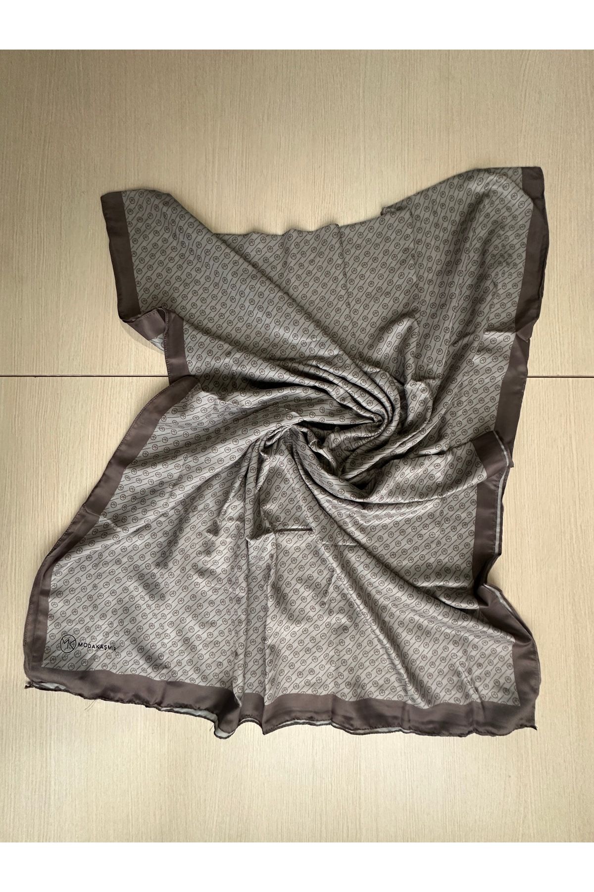 Modakaşmir-Mk Stripe Pattern Soft Shawl 190 X 75 4
