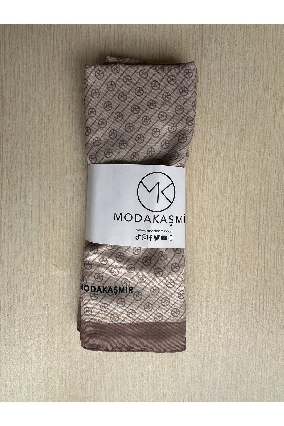 Modakaşmir-Mk Stripe Pattern Soft Shawl 190 X 75 6