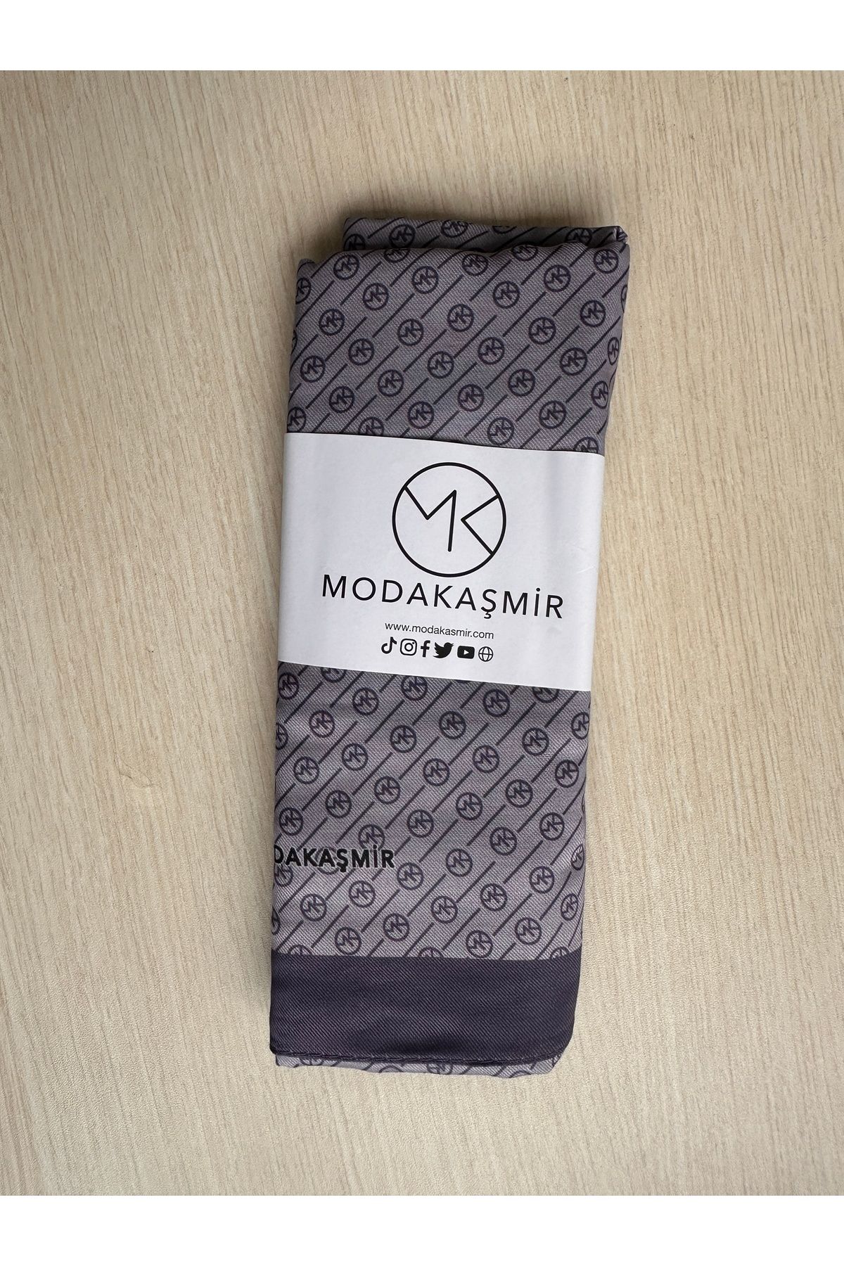 Modakaşmir-Mk Stripe Pattern Soft Shawl 190 X 75 5