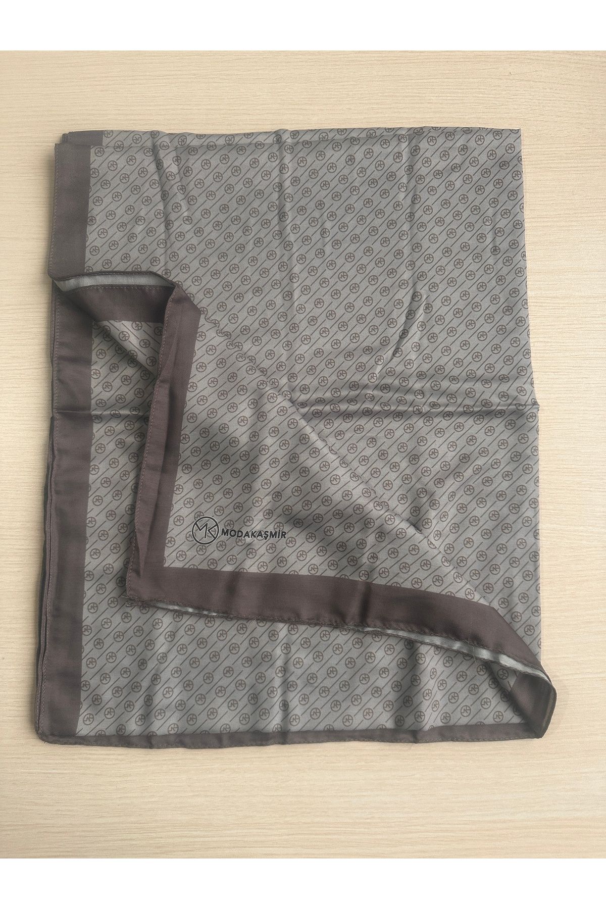 Modakaşmir-Mk Stripe Pattern Soft Shawl 190 X 75 2