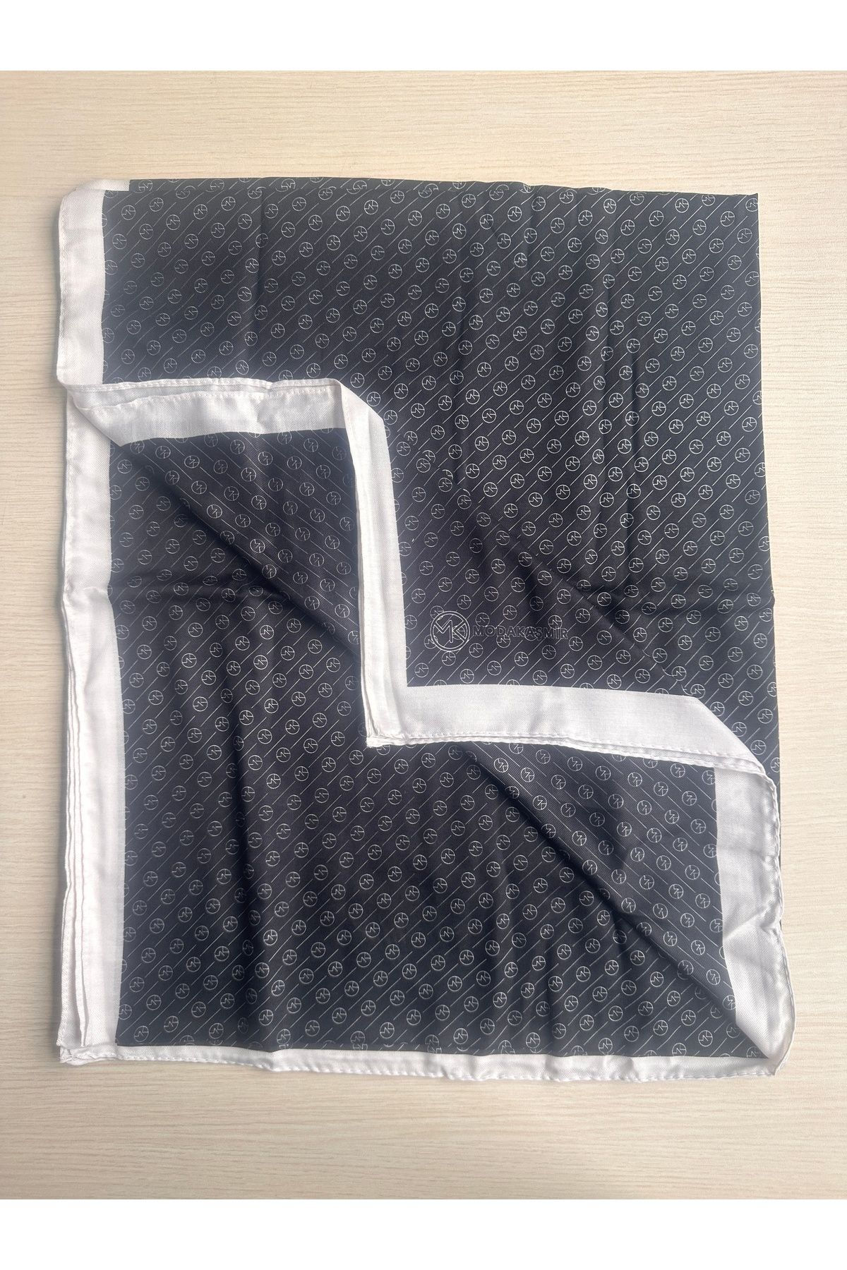 Modakaşmir-Mk Stripe Pattern Soft Shawl 190 X 75 2