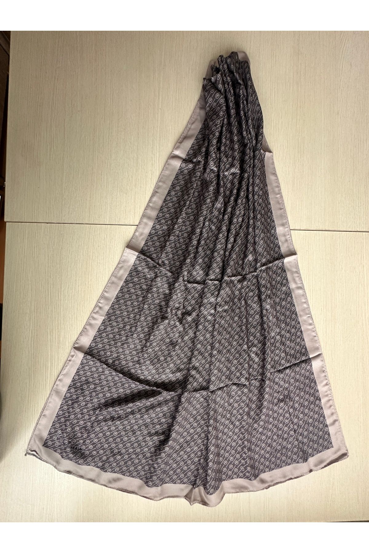 Modakaşmir-Mk Stripe Pattern Soft Shawl 190 X 75 5