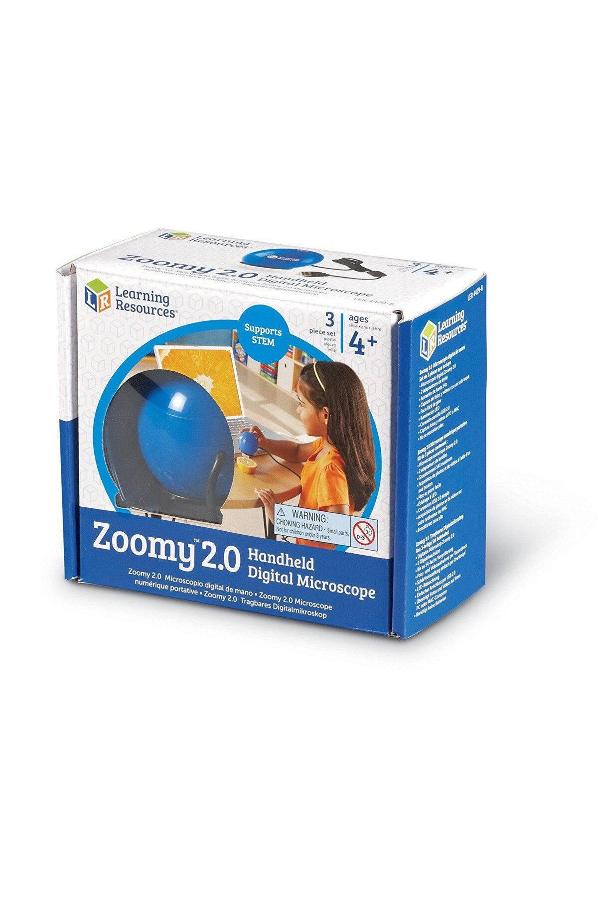 Learning Resources-Microscop digital Zoomy 2.0 (albastru) 1