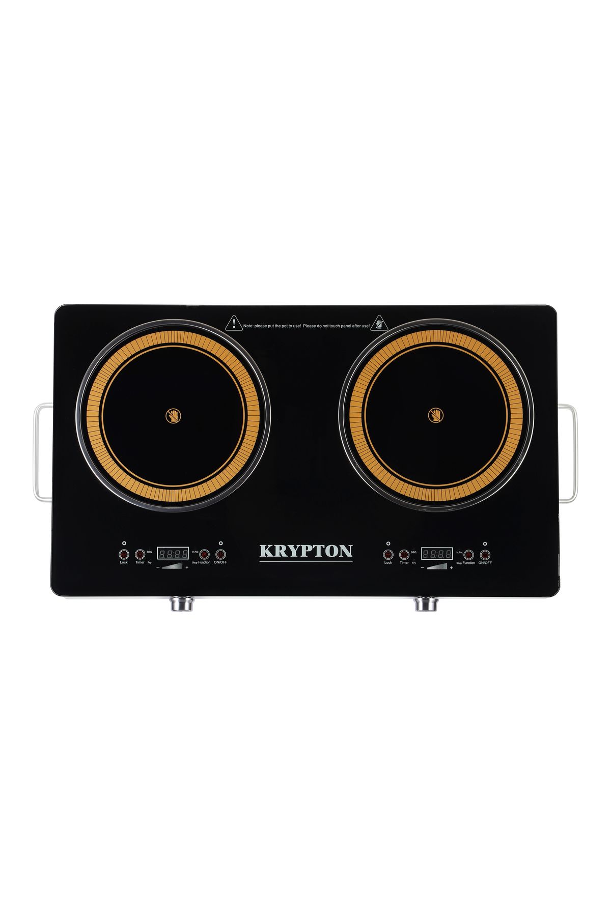 KRYPTON-Double Infrared Cooker KNIC6428|3600W(1800+1800)|Adjustable Temperature|Touch& Knob Control 1