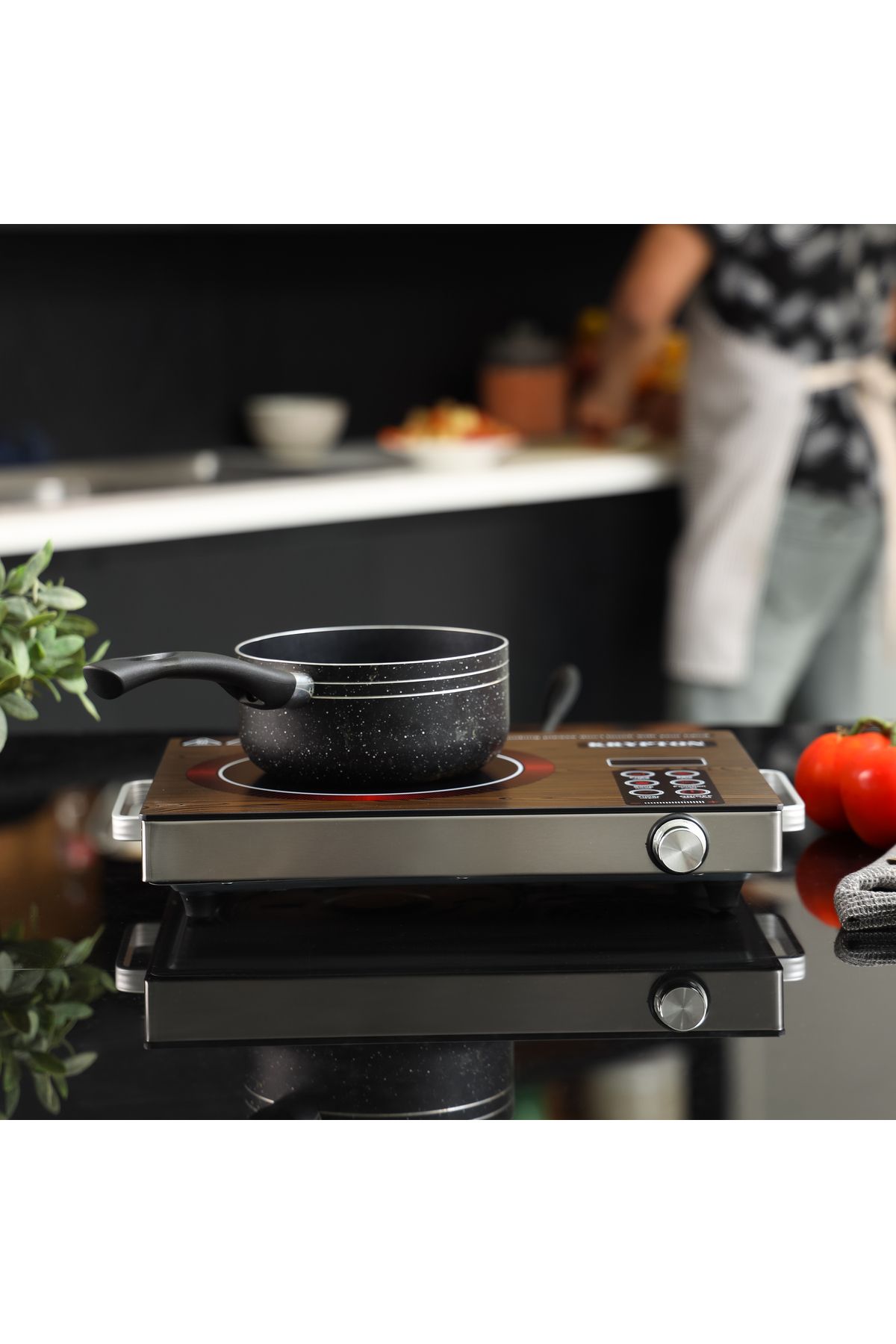 KRYPTON-Digital Infrared Cooker 2000W|Touch and Sensor Touchpad Control|KNIC6024|2 Years Warranty 7