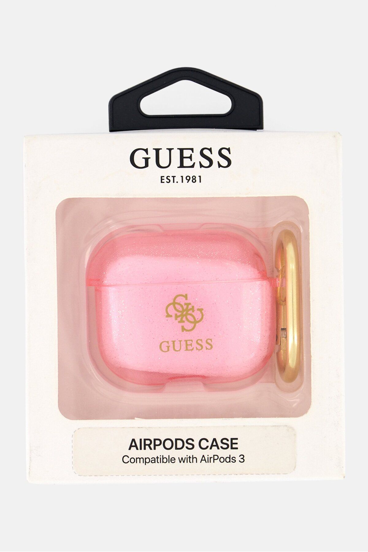 Guess-Airpods 3 Glitter Case Pink 1