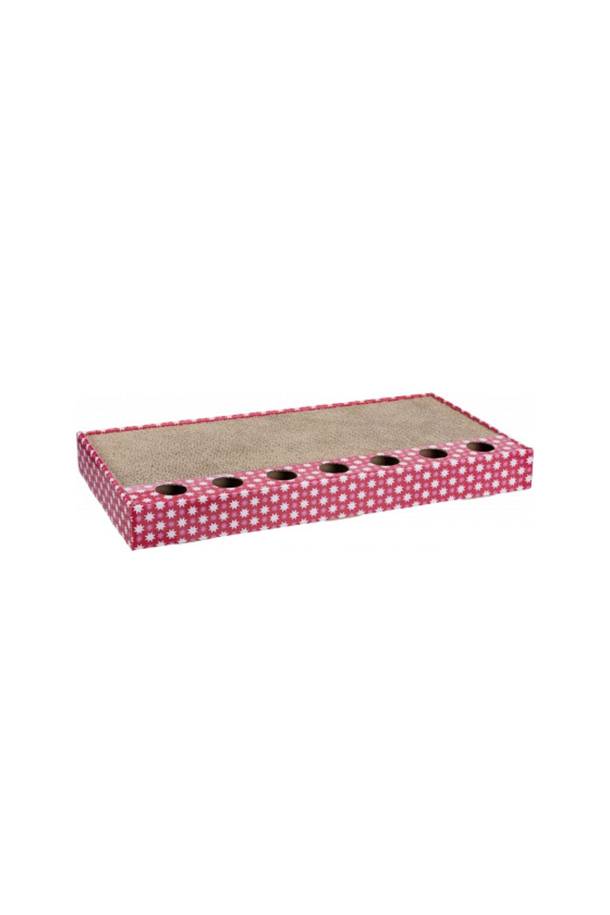 Trixie-Scratching Cardboard with Balls, Catnip, 48 x 5 x 25 cm, Pink 1