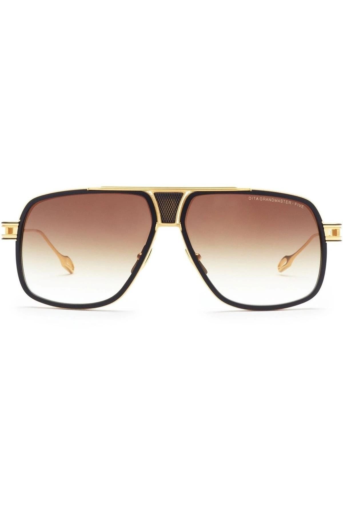 Dita-Grandmaster-Five Drx-2077-A-Gld-Blk-64 Men's Sunglasses 2