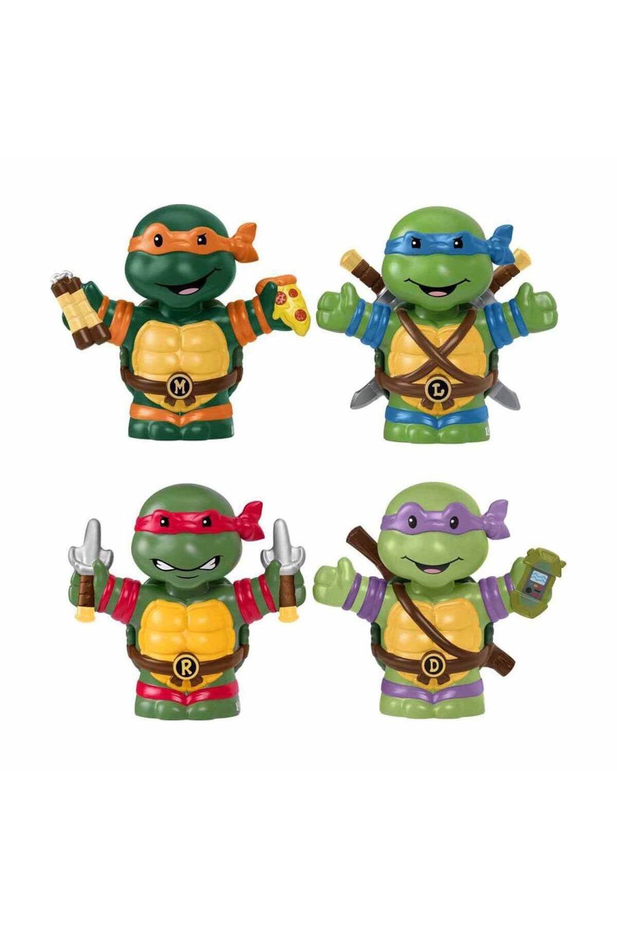 NillyToys-Hpm43 Little People ®   Collector Teenage Mutant Ninja Turtles Special Set of 4 2