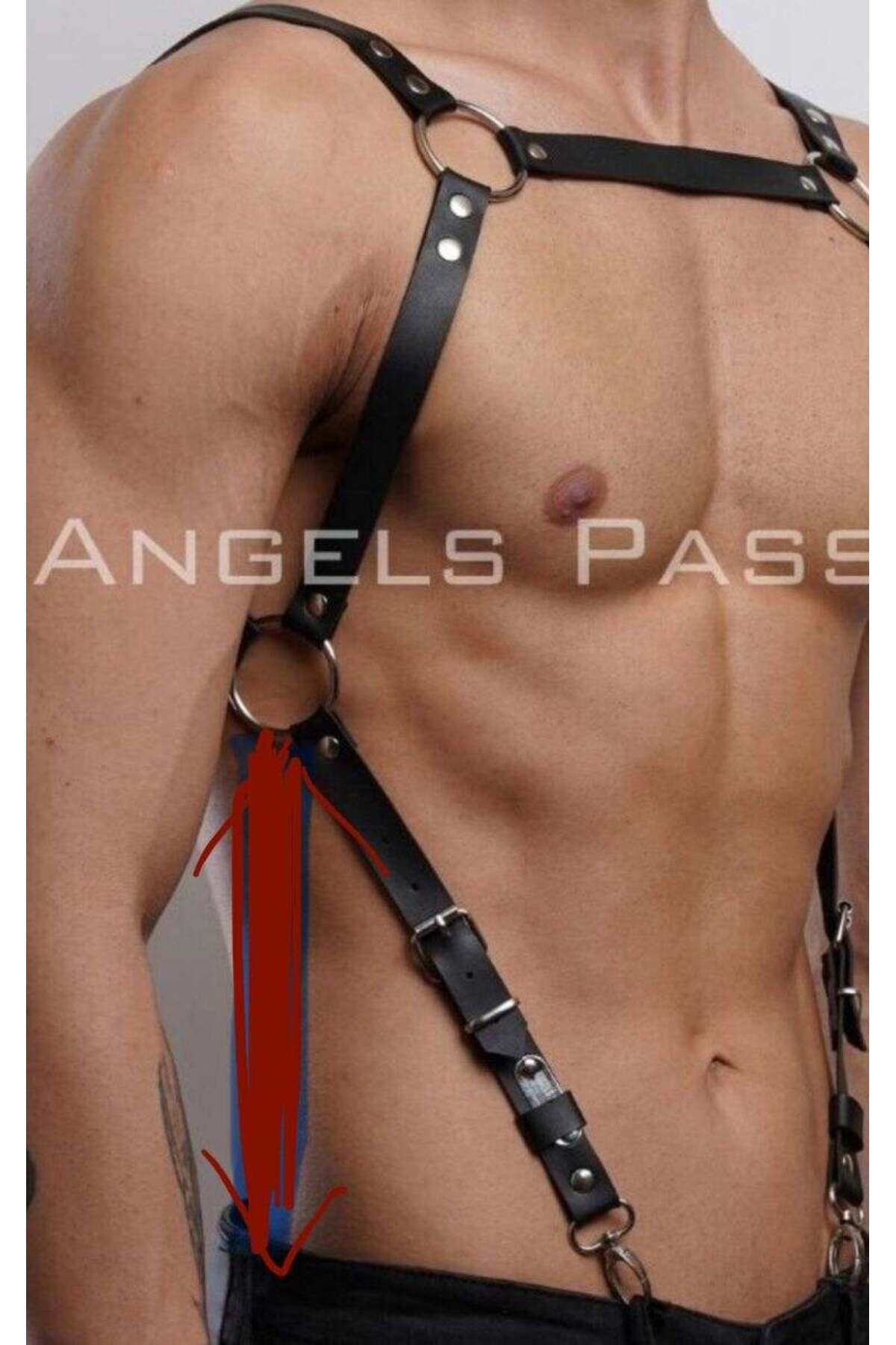Angels Passion Erkek Harness Kemer, Erkek Gömlek Kemeri, Erkek T-Shirt Kemeri