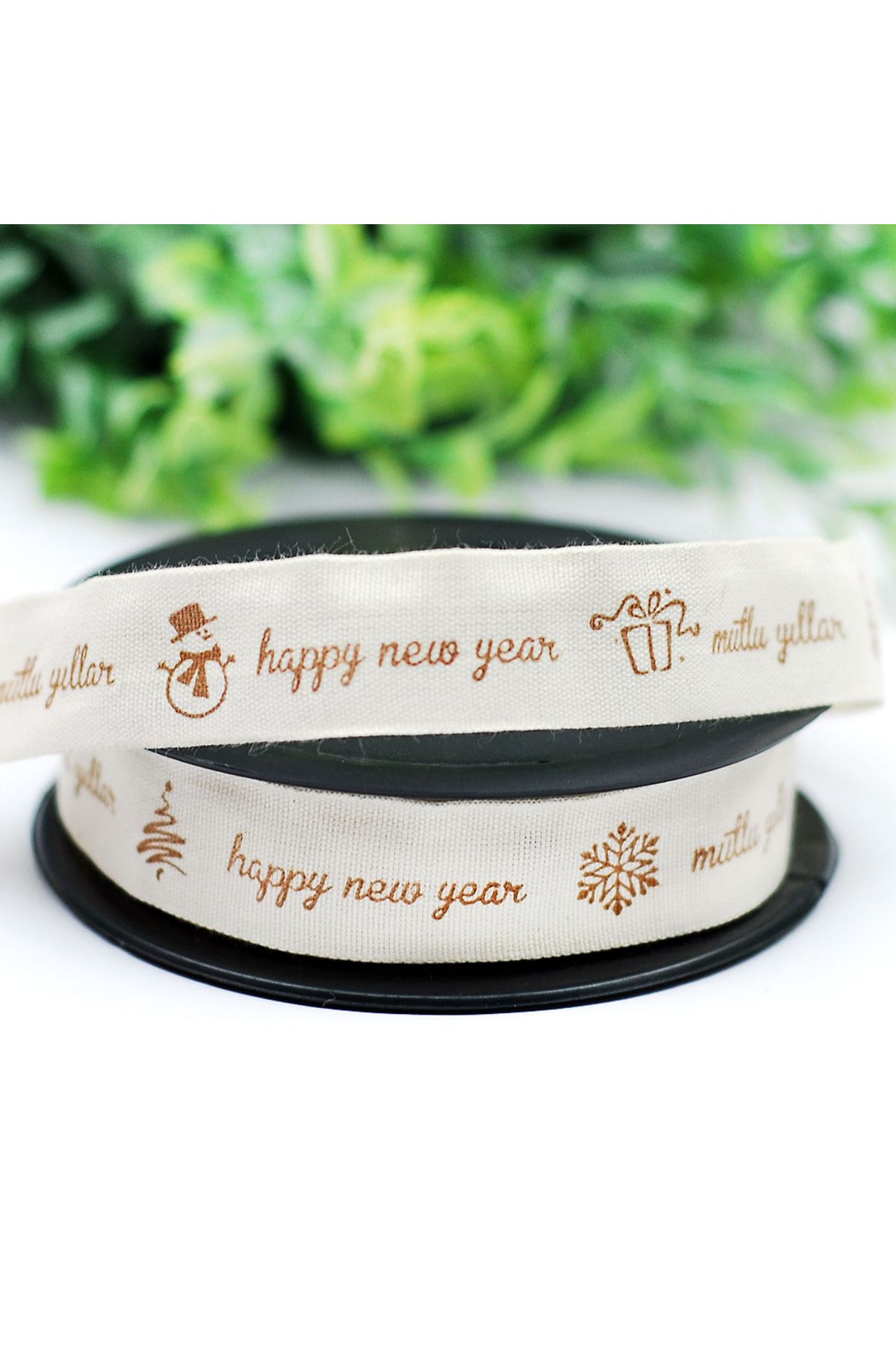 Bimotif-Cotton Ribbon, Happy Birthday, 2 cm 2 Meters 3