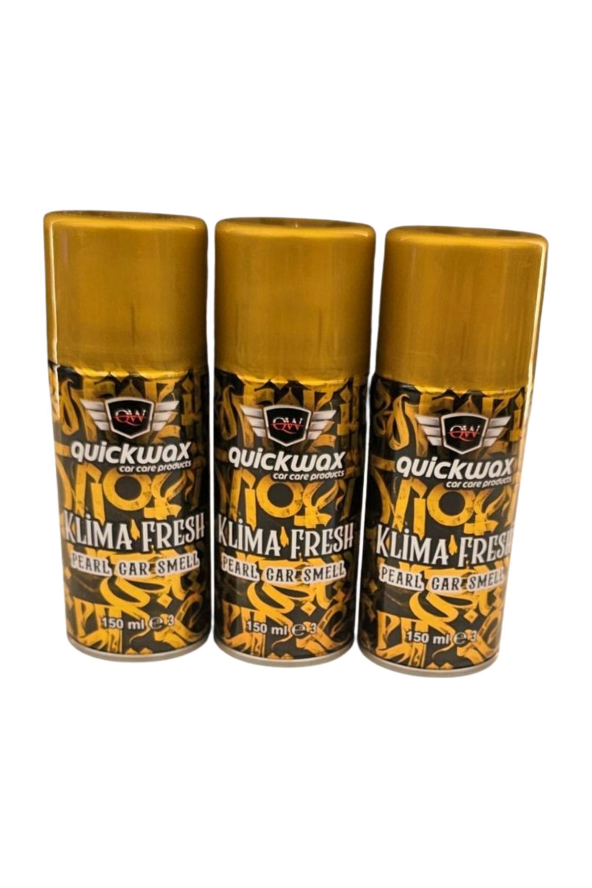 quickwax 3'LÜ KAMPANYA KLİMA KOKU GİDERİCİ PEARL CAR SMELL