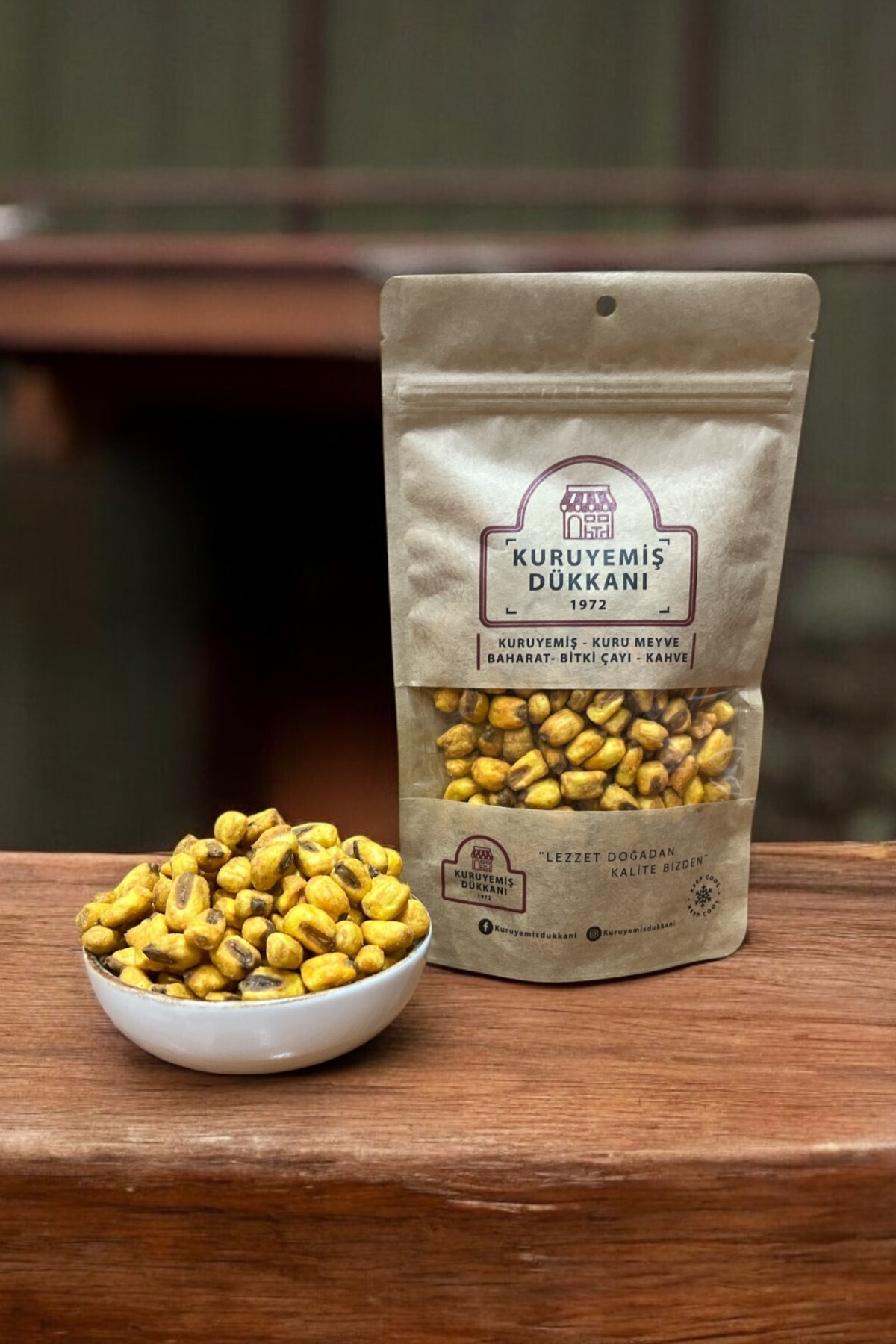 Kuruyemiş Dükkanı 1972 Soslu Mısır (Yeni Mahsul) 300 Gram