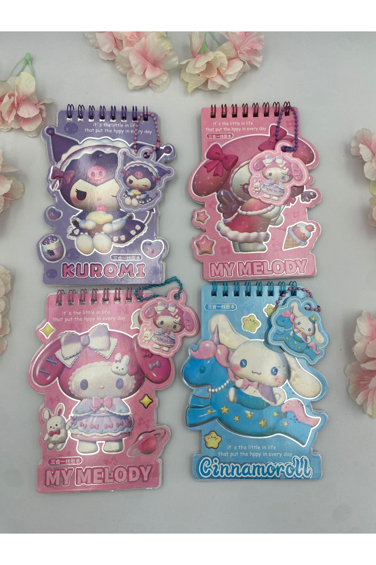 İnci-Sanrio Sticker and Notepad 1 Piece Kuromi Mymelody Cinamoroll 1