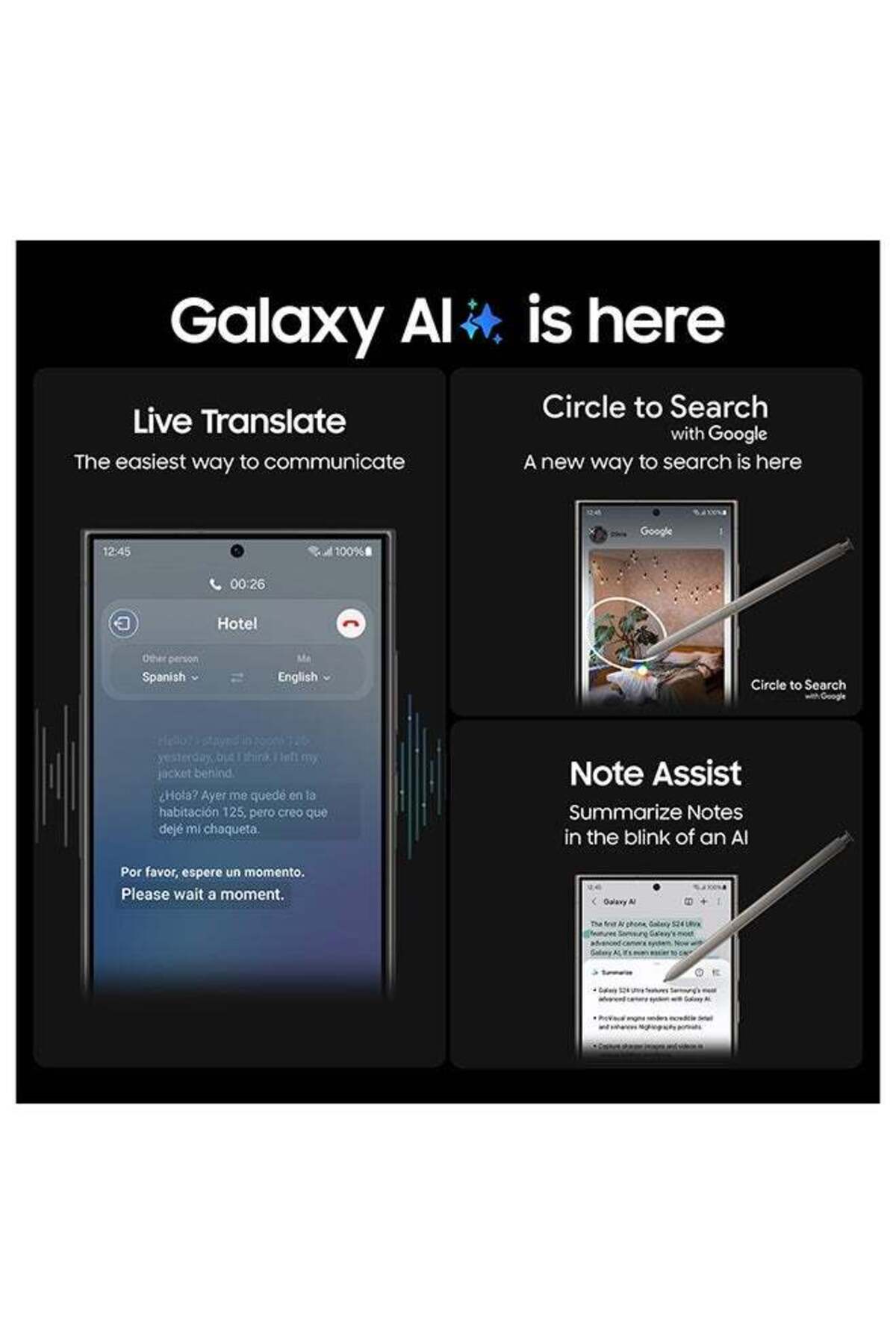 Samsung-جالكسي S24 ألترا 12 جيجابايت 256 جيجابايت تيتانيوم بنفسجي 5G (إصدار الإمارات العربية المتحدة) 3