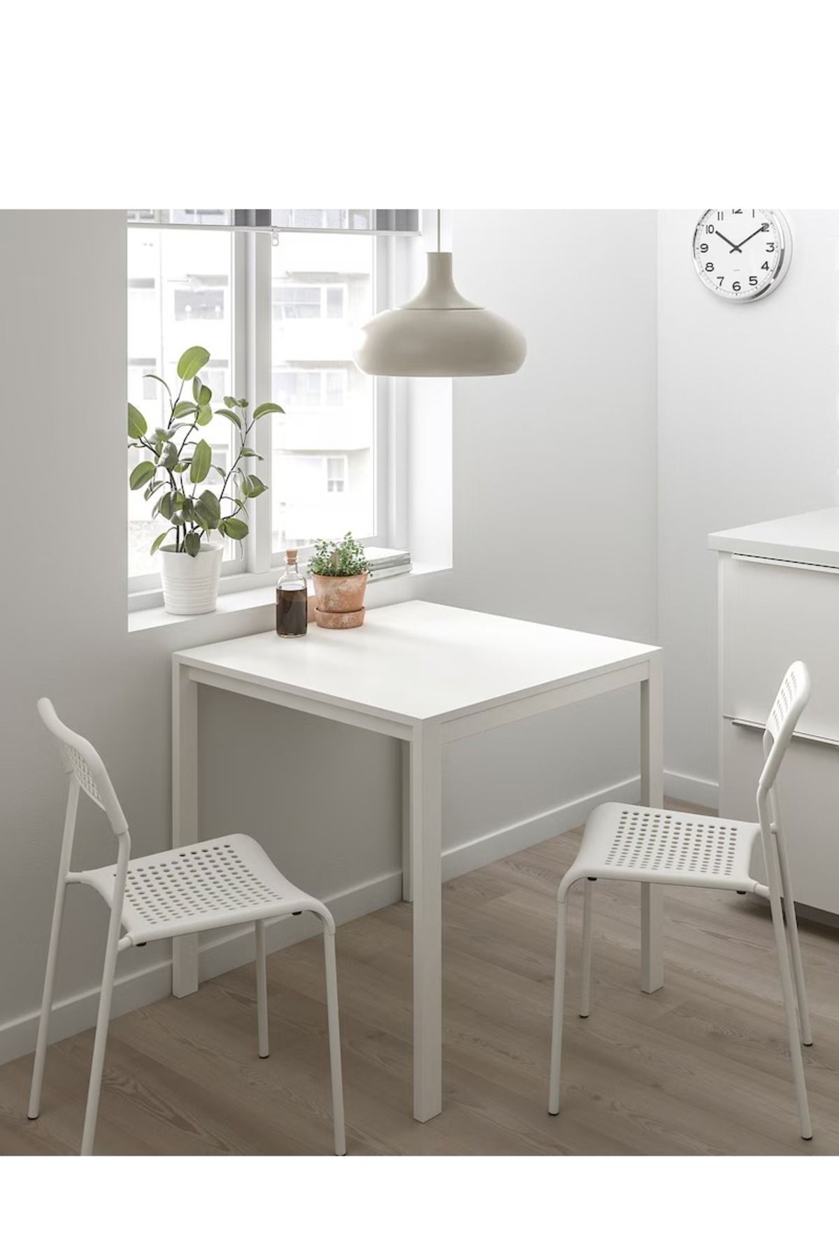 ALMUFARREJ-2 white multi-use chairs, 77x45x39 cm, without table 1