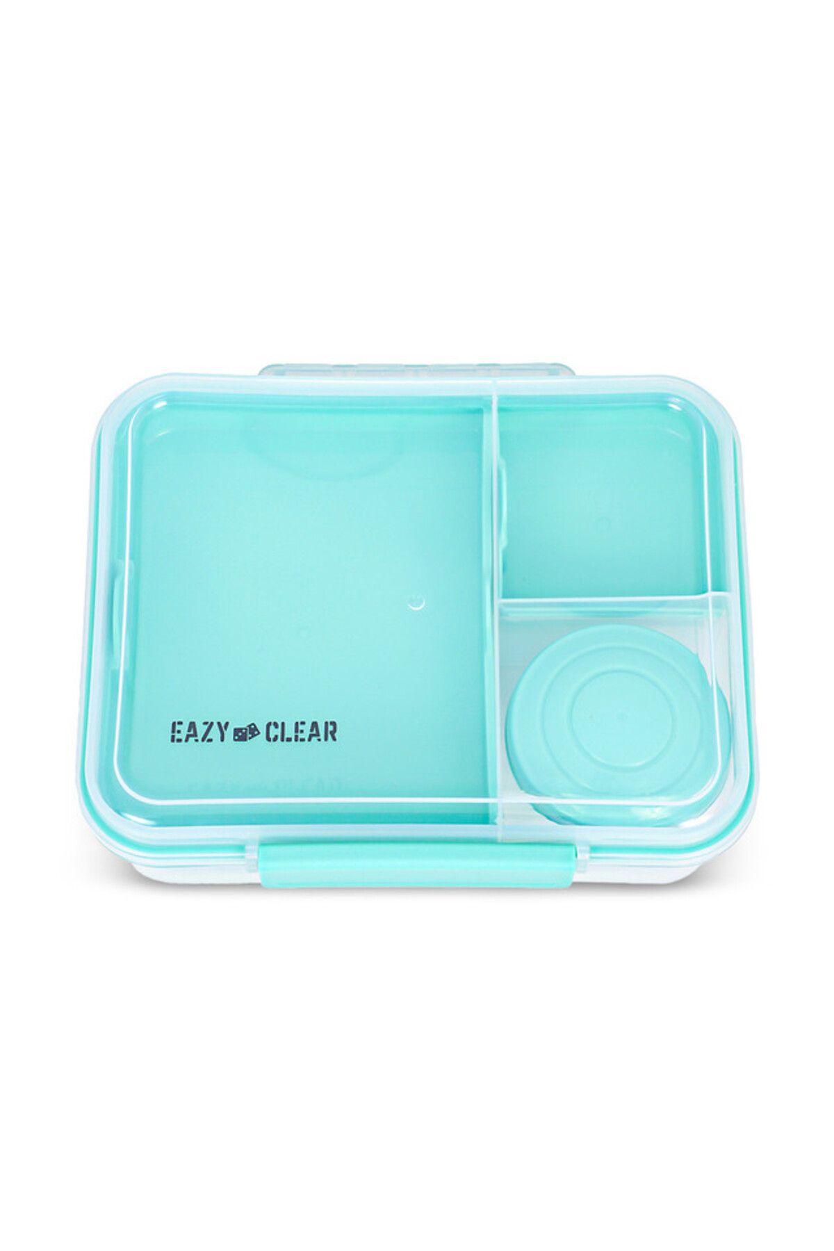 Eazy Kids 3/4/5 Compartment Convertible 1650ml Bento Lunch Box with 150ml Gravy Bowl - Green